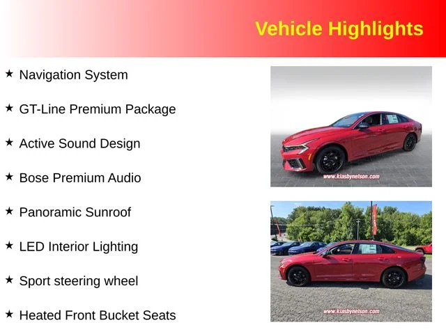 New 2026 Red Kia GT-Line image 3