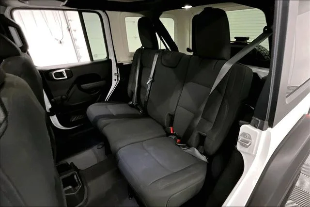 Used 2022 Bright White Clearcoat Jeep Unlimited Willys image 24