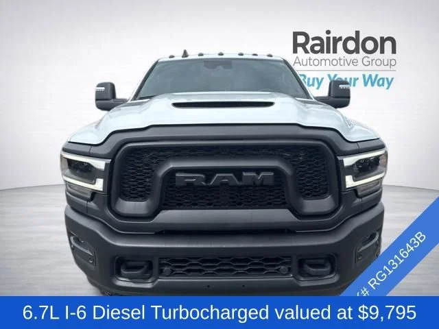 Used 2024 Bright White Clearcoat Ram Rebel image 2