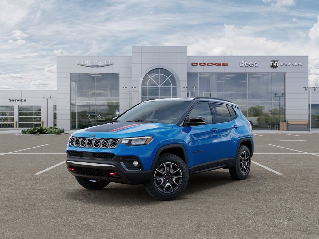 New 2026 Blue Pearl Jeep Trailhawk image 1