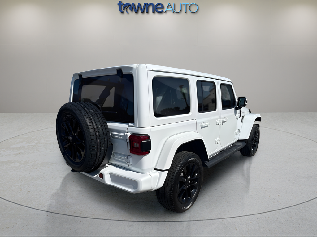 Used 2021 White Jeep Unlimited Sahara High Altitude image 6
