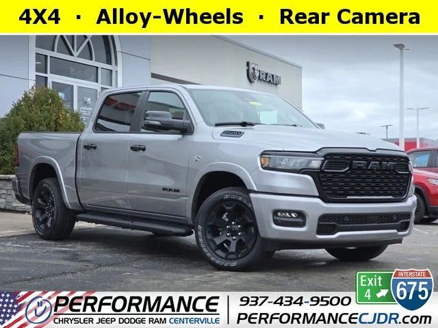 New 2026 Billet Silver Metallic Clearcoat Ram Big Horn/Lone Star image 1