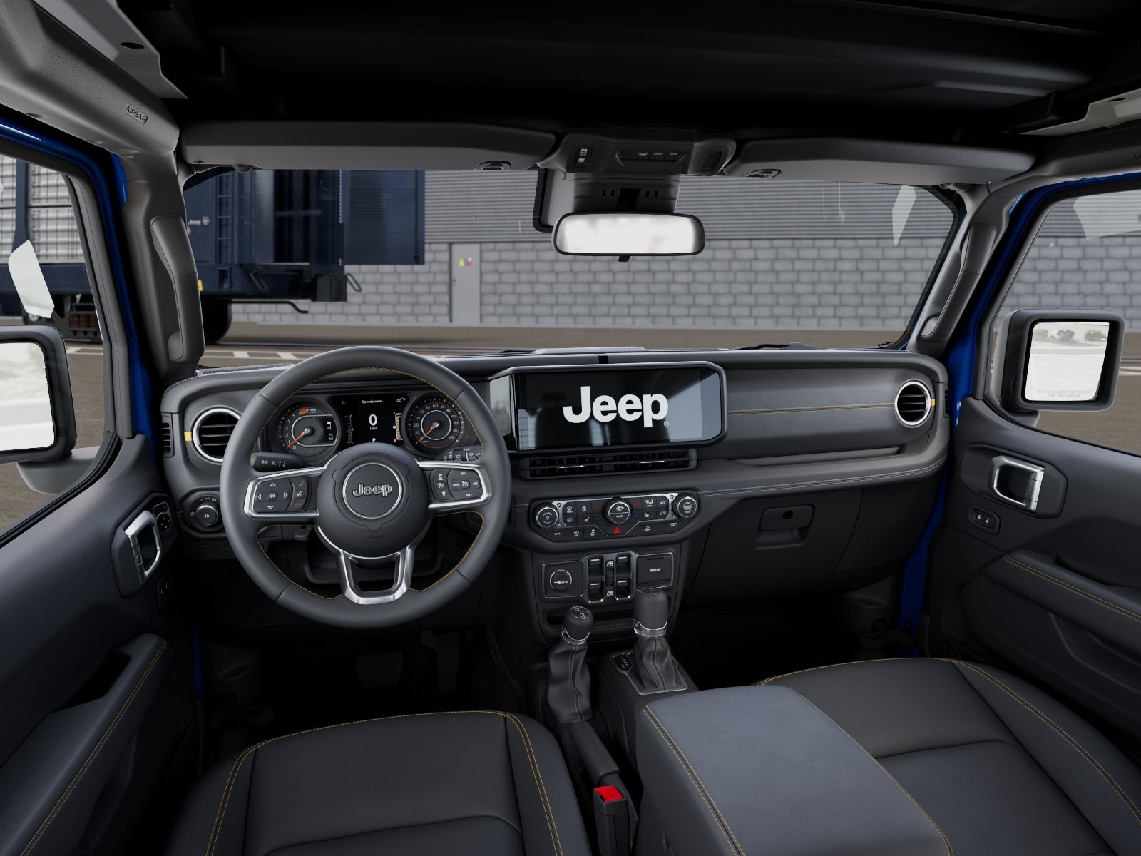 New 2026 Hydro Blue Pearl-Coat Exterior Paint Jeep Sahara image 8