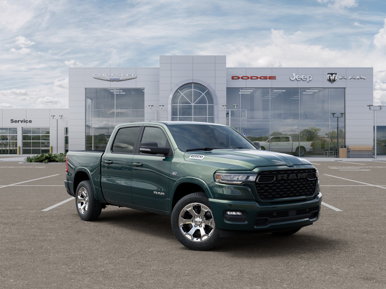 New 2026 Serrano-Green Metallic Exterior Paint RAM Big Horn/Lone Star image 36