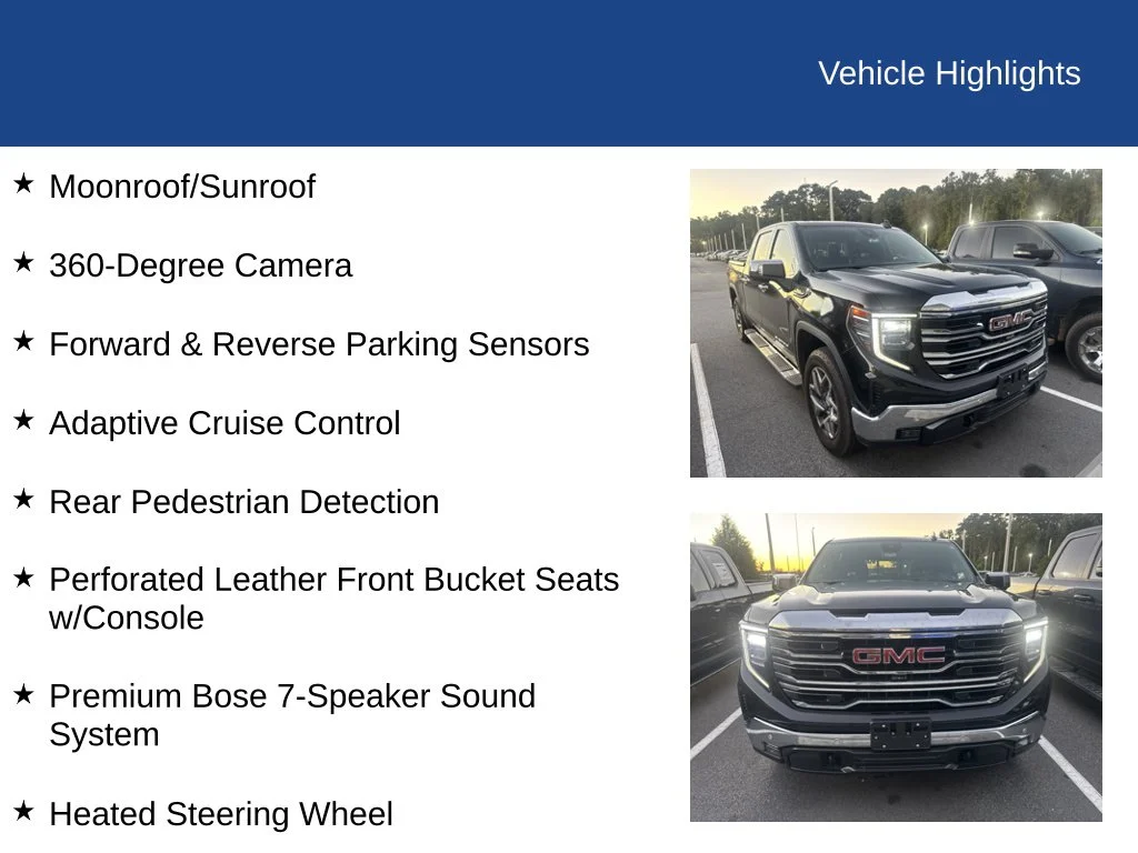 Used 2022 Black GMC SLT image 8