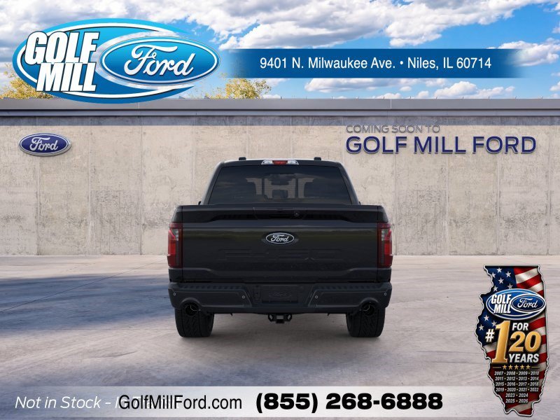 New 2026 Agate Black Metallic Ford XLT image 5