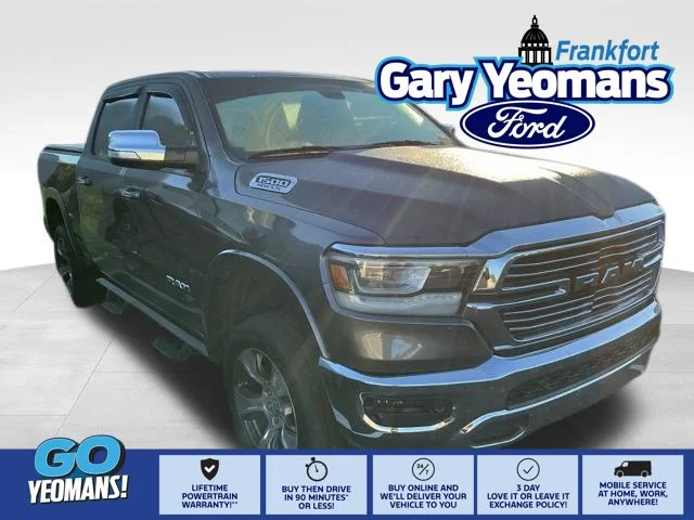 Used 2019 Granite Crystal Clearcoat Metallic Ram Laramie image 1