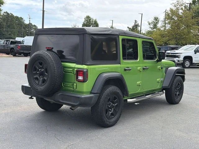 Used 2019 Green Jeep Unlimited Sport image 13