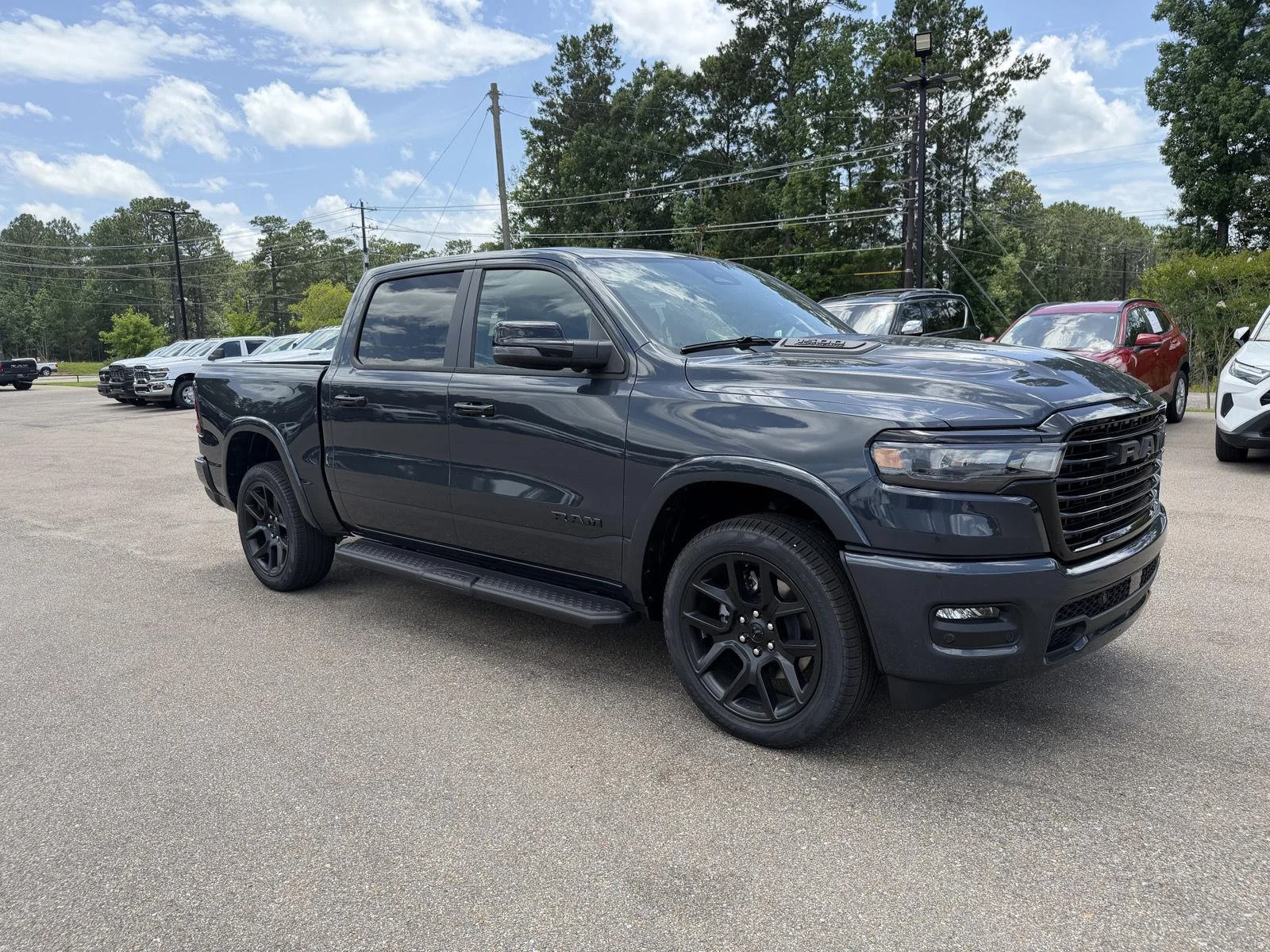 New 2026 Forged Blue Metallic Exterior Paint RAM Laramie image 3