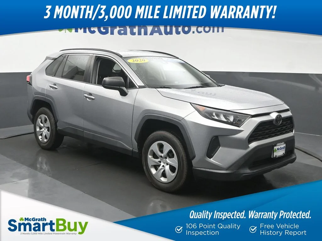 Used 2020 Silver Toyota LE image 1