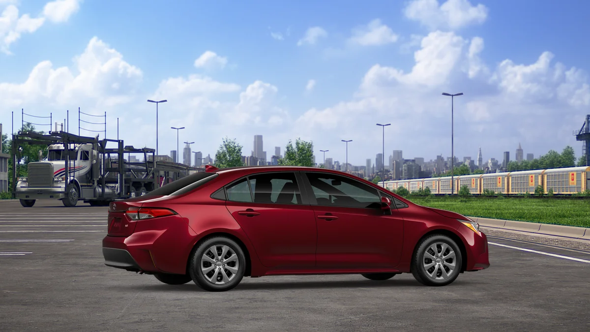 New 2026 Ruby Flare Pearl Toyota LE image 11