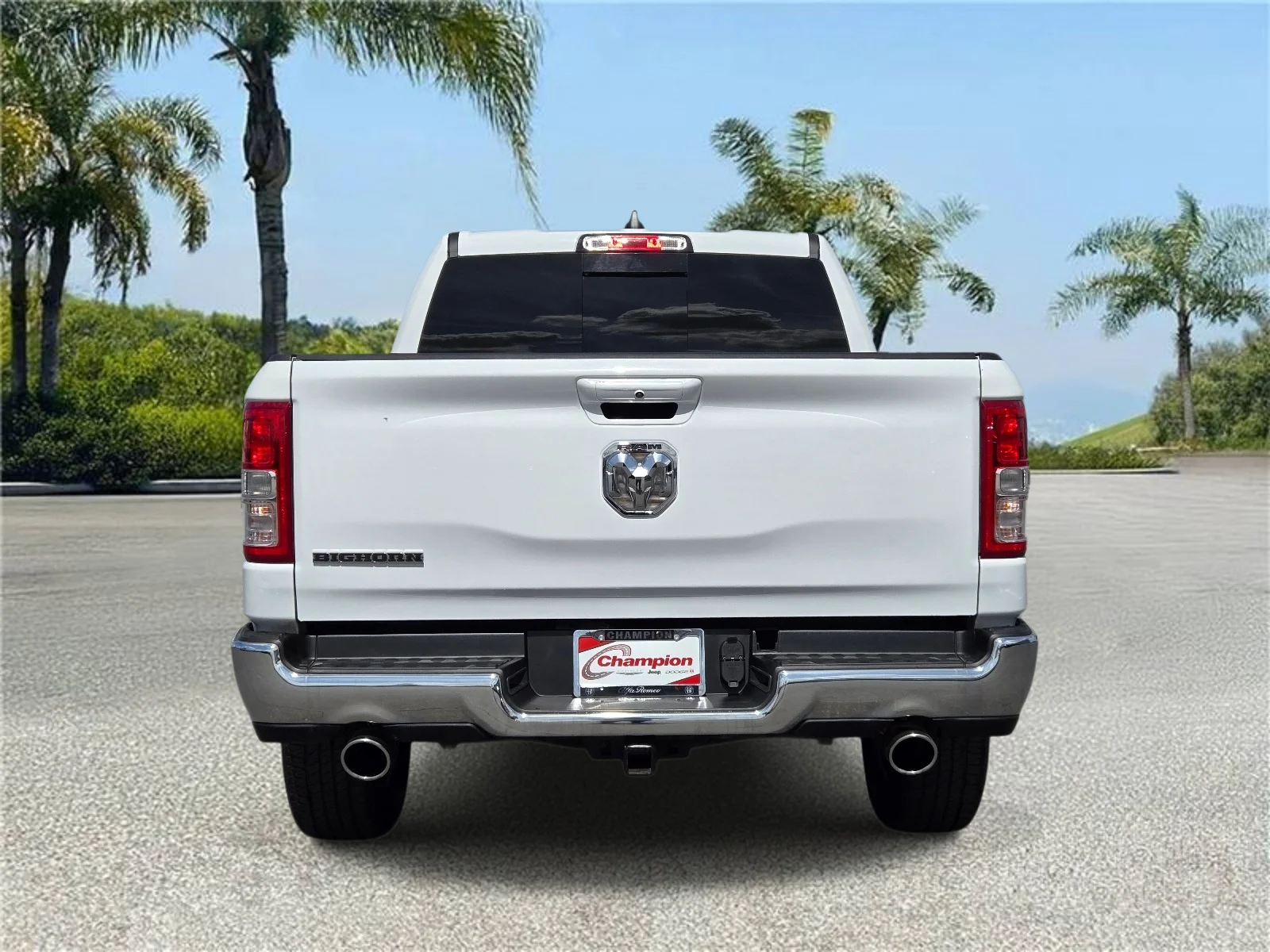 Used 2022 Bright White Clearcoat Ram Big Horn 4x2 Crew Cab 6