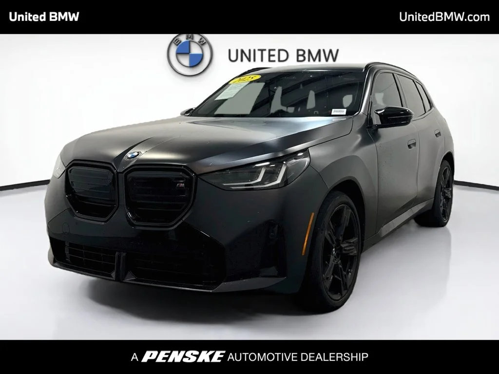 Certified Used 2025 Frozen Deep Grey BMW M50 xDrive image 1