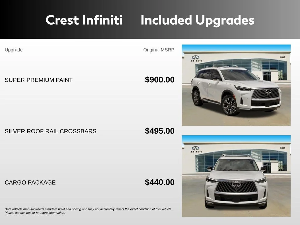 Certified Used 2026 Radiant White INFINITI LUXE image 5