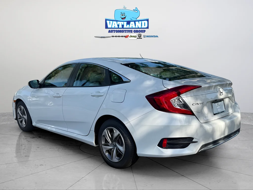 Certified Used 2019 Platinum White Pearl Honda LX image 3