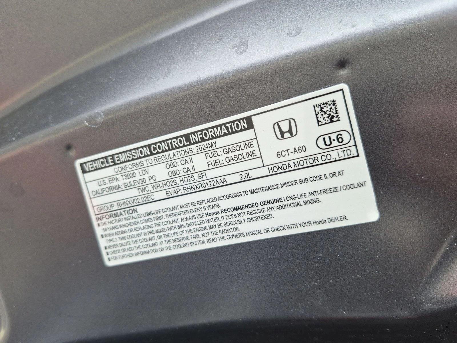 Used 2024 Silver/Gray Honda LX image 23