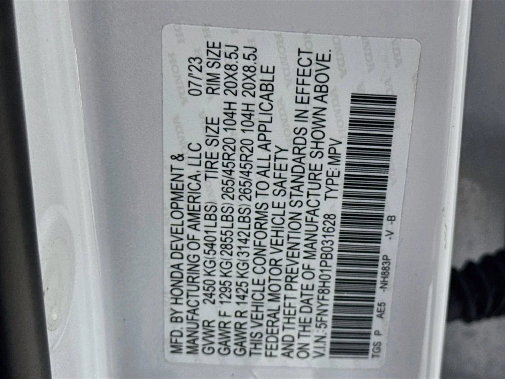 Certified Used 2023 White Honda Elite image 43