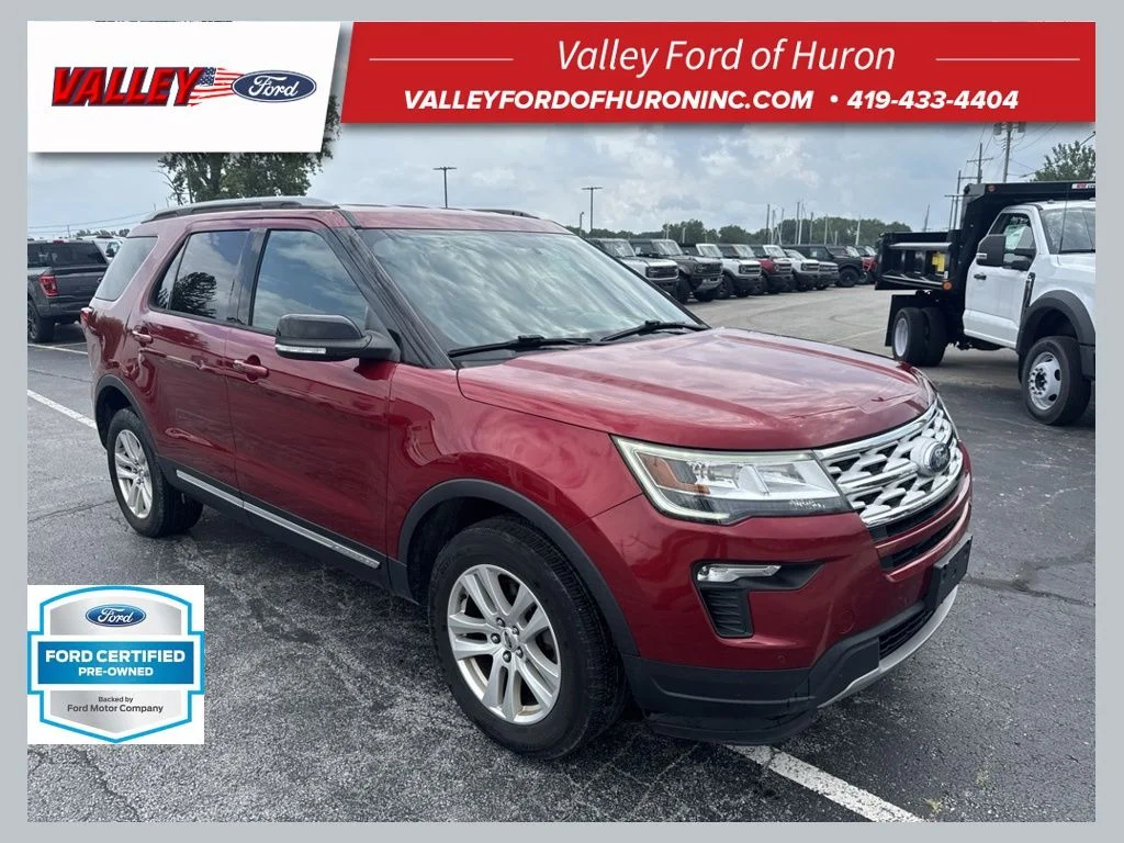 Used 2018 Red Ford XLT image 1