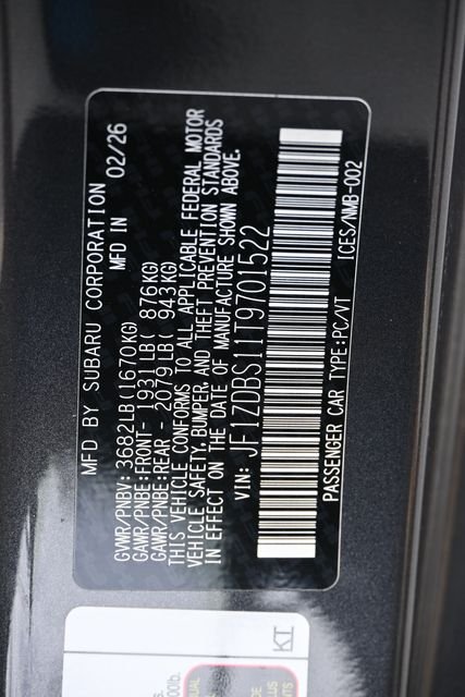 New 2026 Gray Subaru tS image 18
