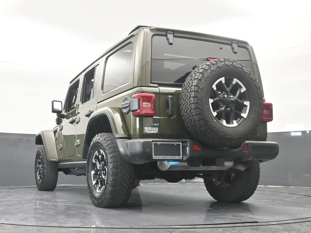 Used 2024 Sarge Green Clearcoat Jeep Rubicon 4xe image 67