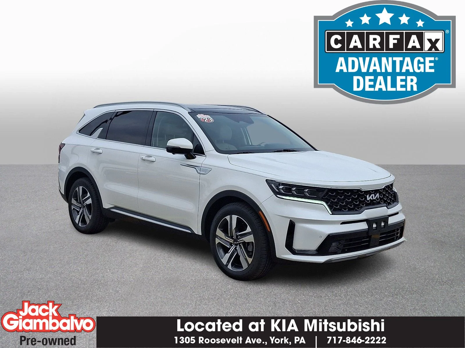Certified Used 2023 White Kia SX Prestige image 1