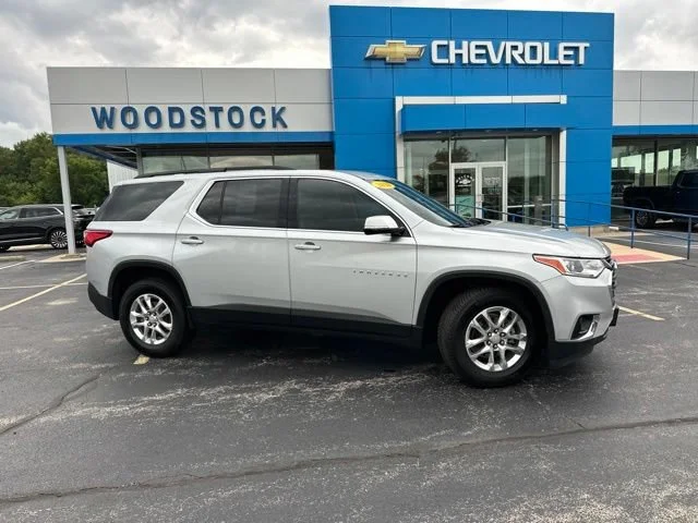 Used 2020 Chevrolet Traverse 3LT with VIN 1GNEVHKW5LJ312232 for sale in Woodstock, IL