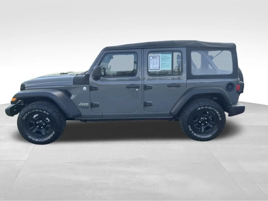 Used 2019 Gray Jeep Unlimited Sport image 12