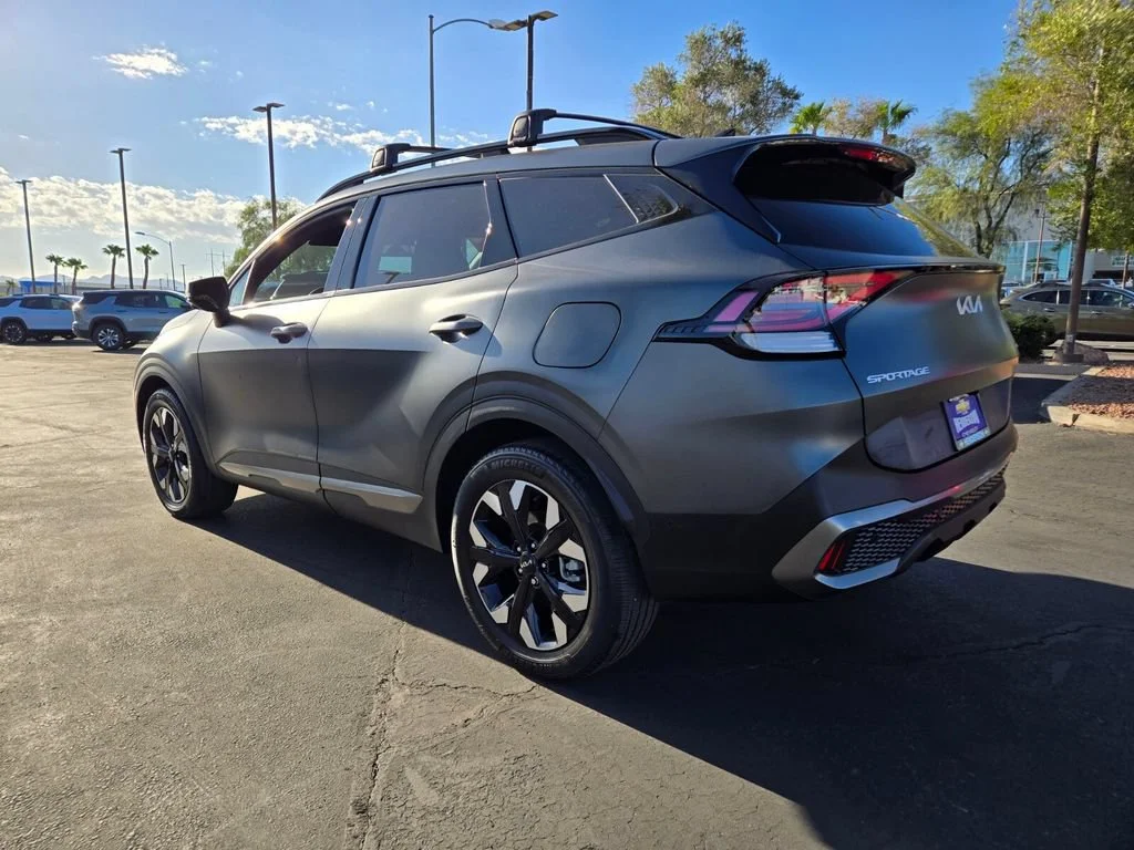 Used 2023 Shadow Matte Gray Kia X-Line Prestige image 4