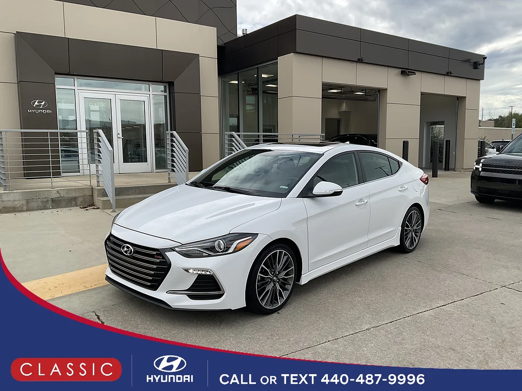 Used 2018 Ceramic White Hyundai Sport image 1