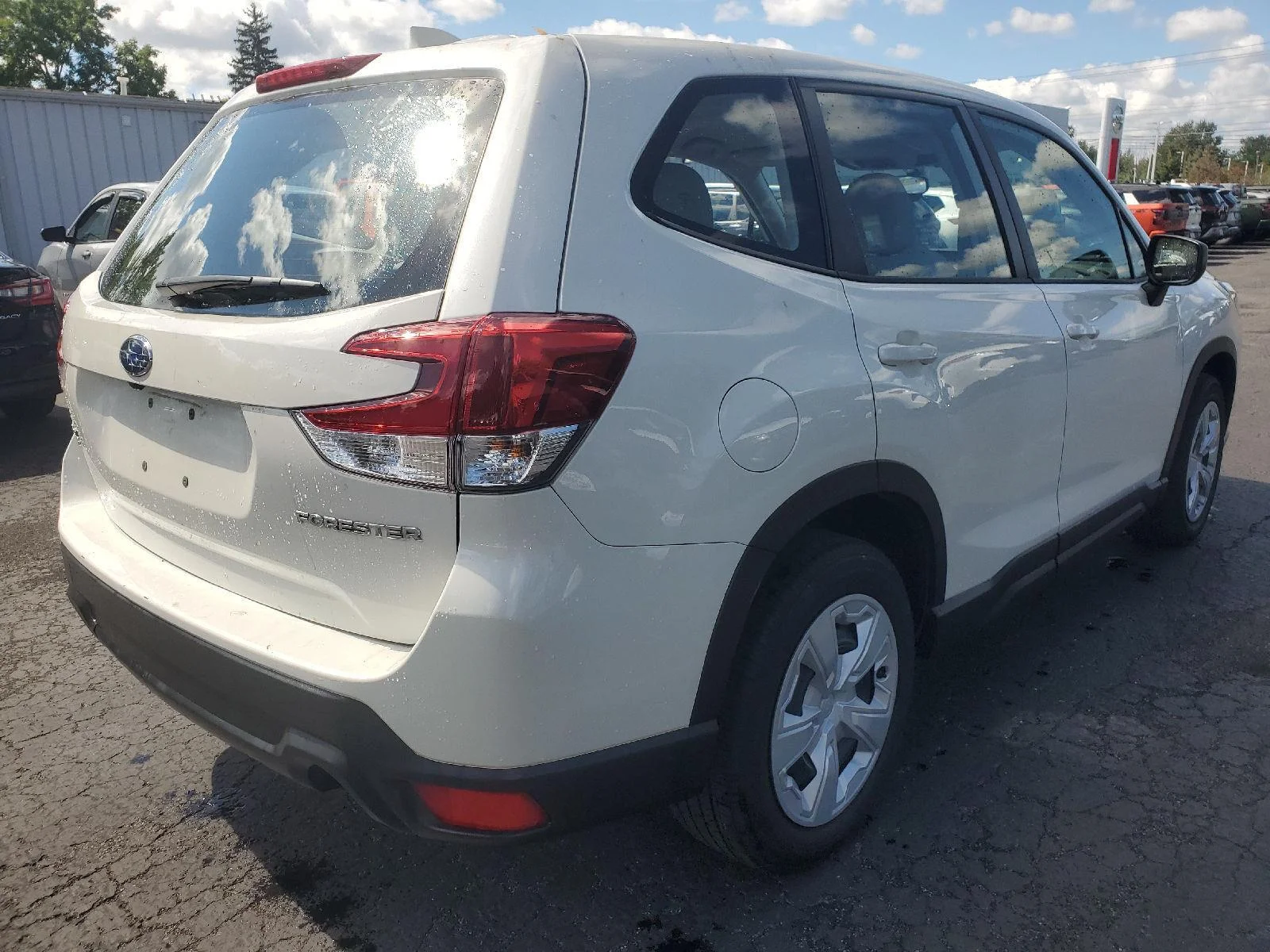 Used 2023 Crystal White Pearl Subaru Base image 2