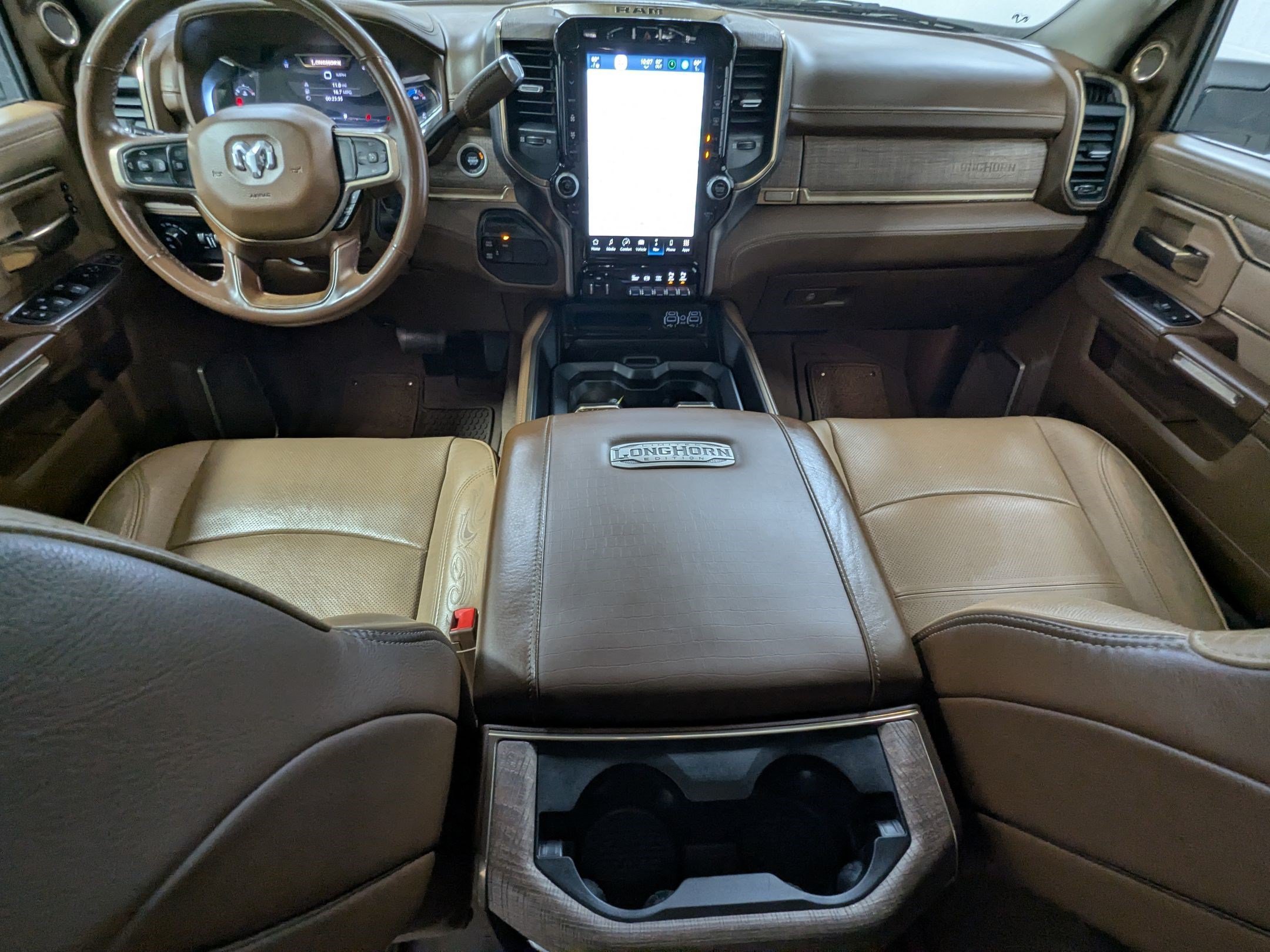 Used 2023 Pearl White Ram Longhorn image 22