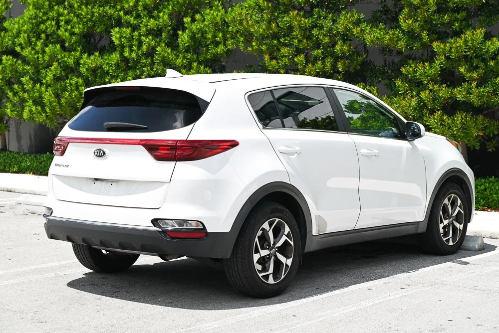 Used 2020 White Kia LX image 2