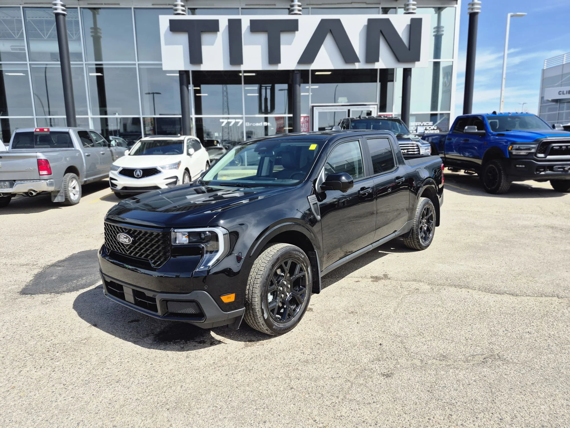 Certified Used 2025 Shadow Black Ford Lariat Hybrid AWD*Remote Start | Adaptive Cruise | Nav | 360 Cam | Htd Leather | Htd Wheel | B&O image 2