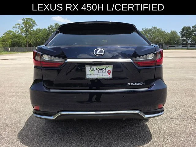 Certified Used 2021 Blue Lexus 450h image 4