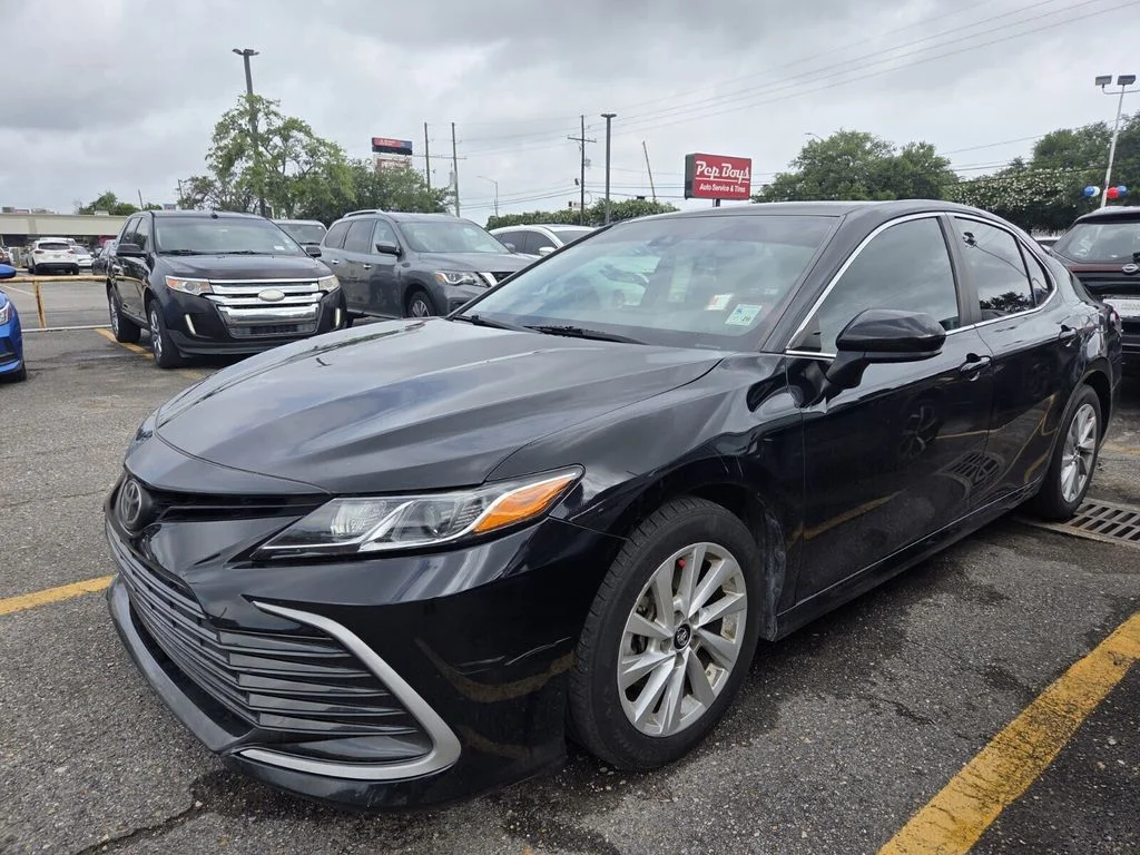 Used 2022 Black Toyota LE image 1
