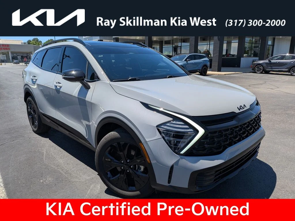 Certified Used 2025 Gray Kia X-Line image 1