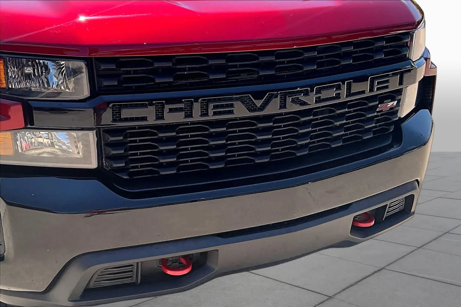 Used 2021 Cherry Red Tintcoat Chevrolet Custom Trail Boss image 30