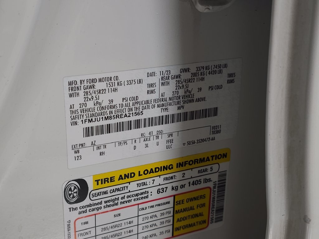 Used 2024 White Ford Platinum image 39