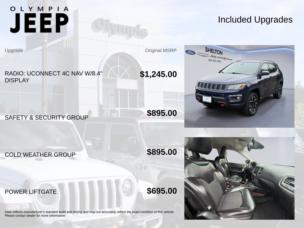 Used 2019 Blue Jeep Trailhawk image 4
