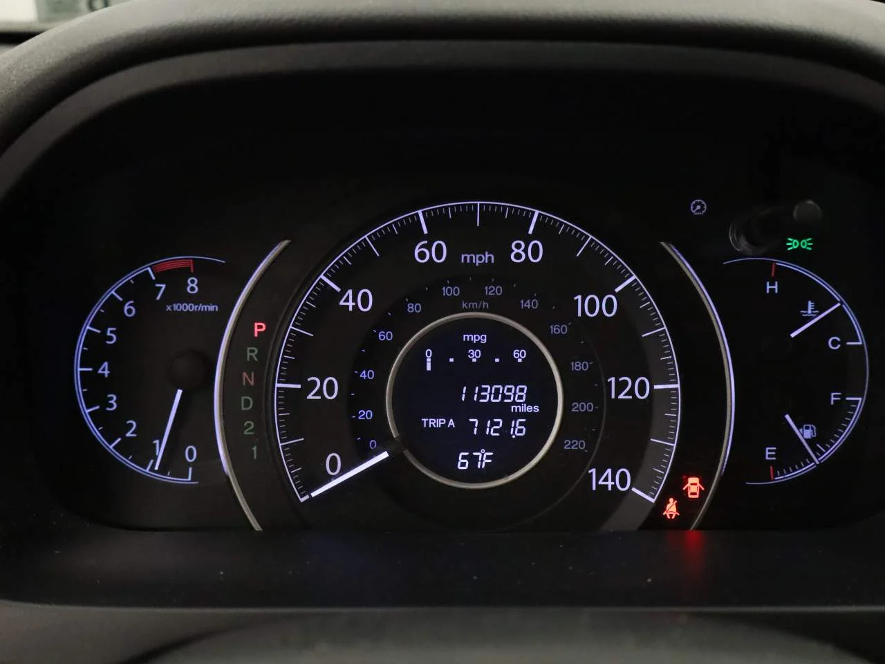 Used 2012 Twilight Blue Metallic Honda EX image 5