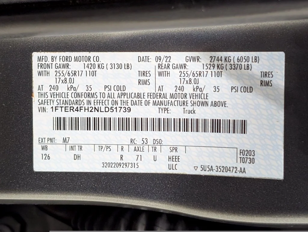 Certified Used 2022 Carbonized Gray Metallic Ford Lariat image 27