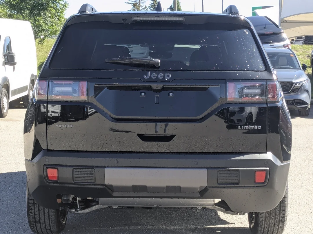 New 2026 Black Jeep Limited - - Panoramic Sunroof - Leatherette Seats - Power Liftgate - Wireless Charge & More! image 7