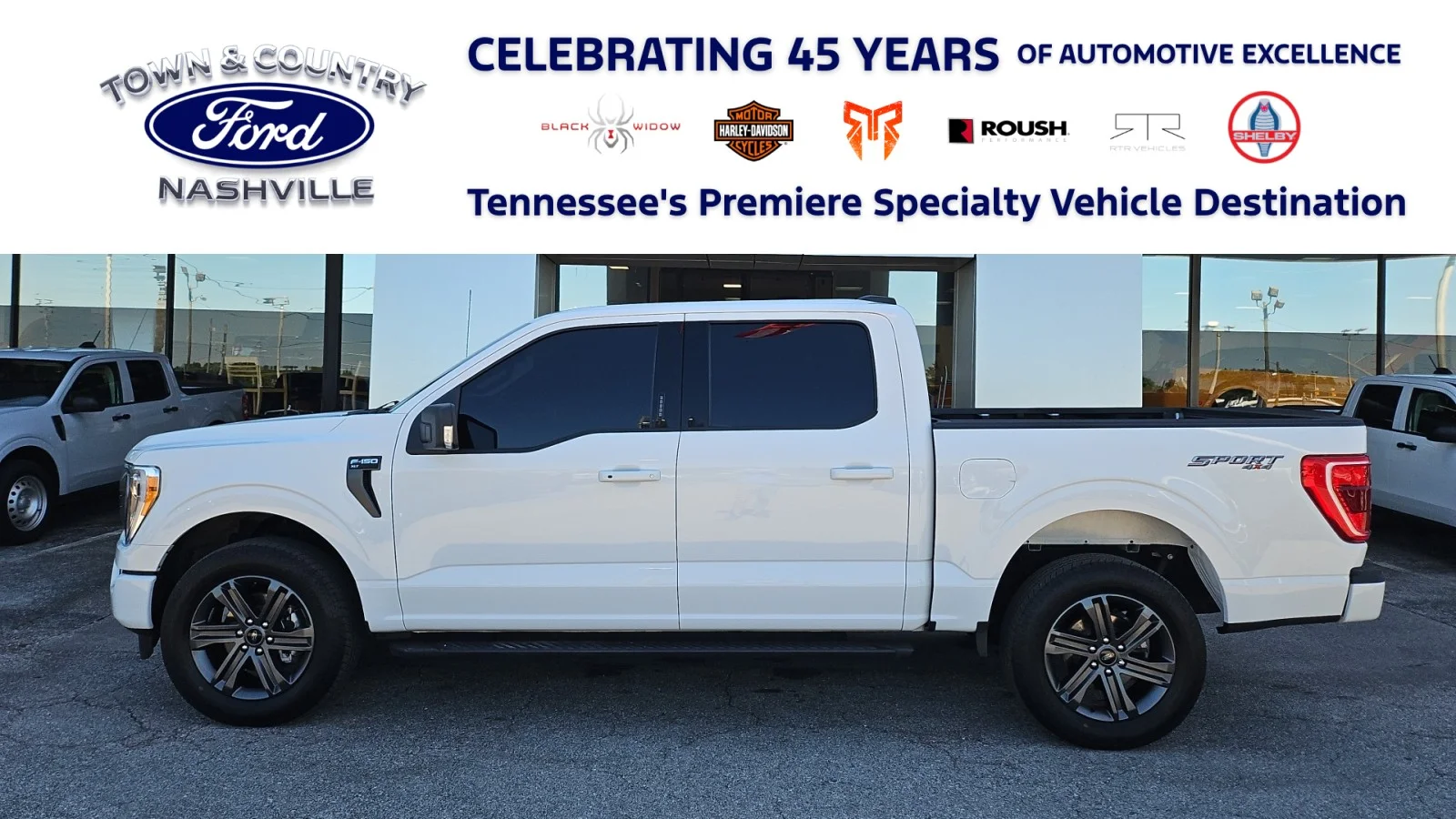 Used 2023 White Ford XLT image 1