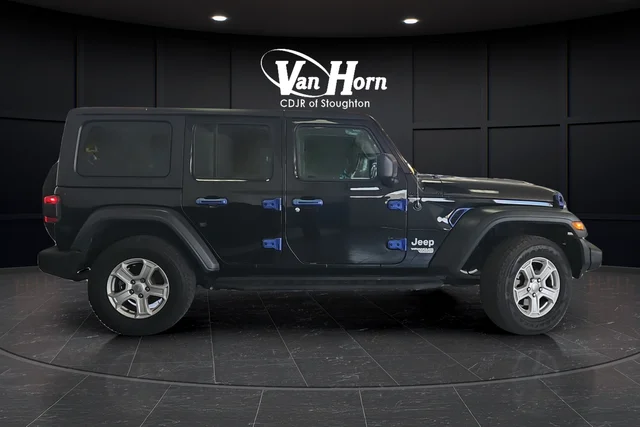 Used 2020 Black Clearcoat Jeep Unlimited Sport S image 8