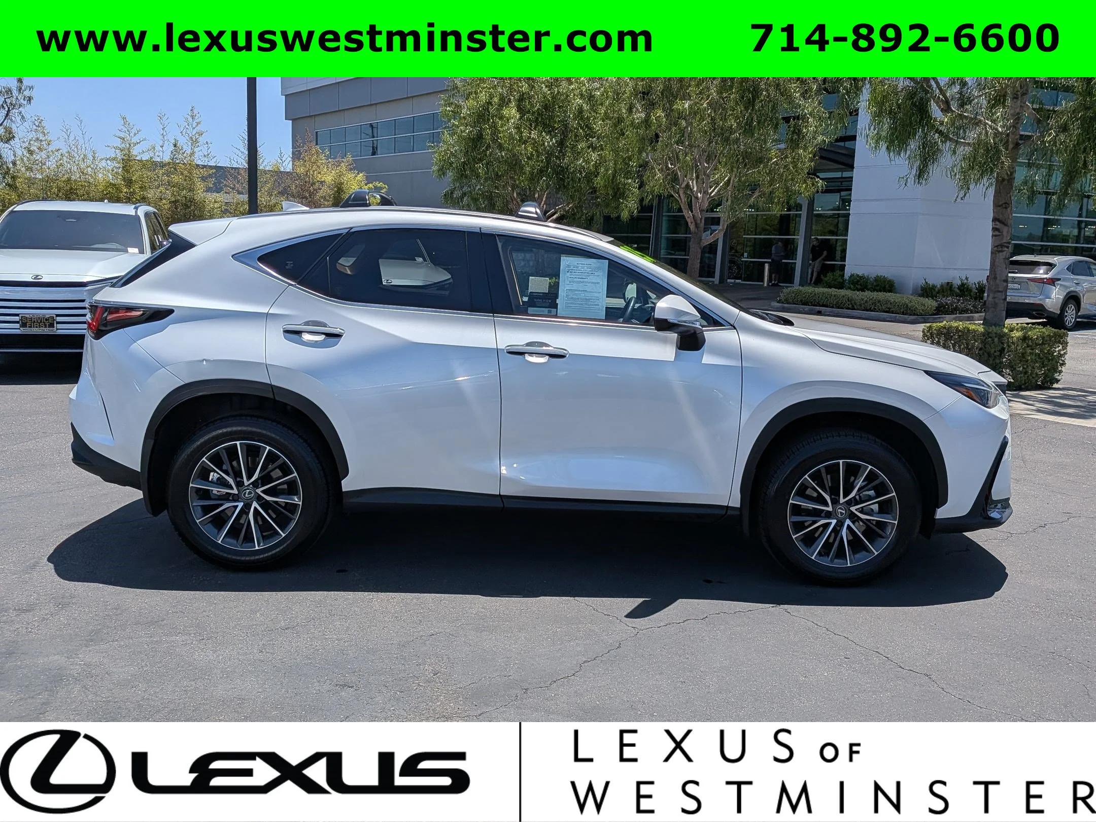 Certified Used 2025 EMINENT WHITE PEARL Lexus NX 350h Premium image 4