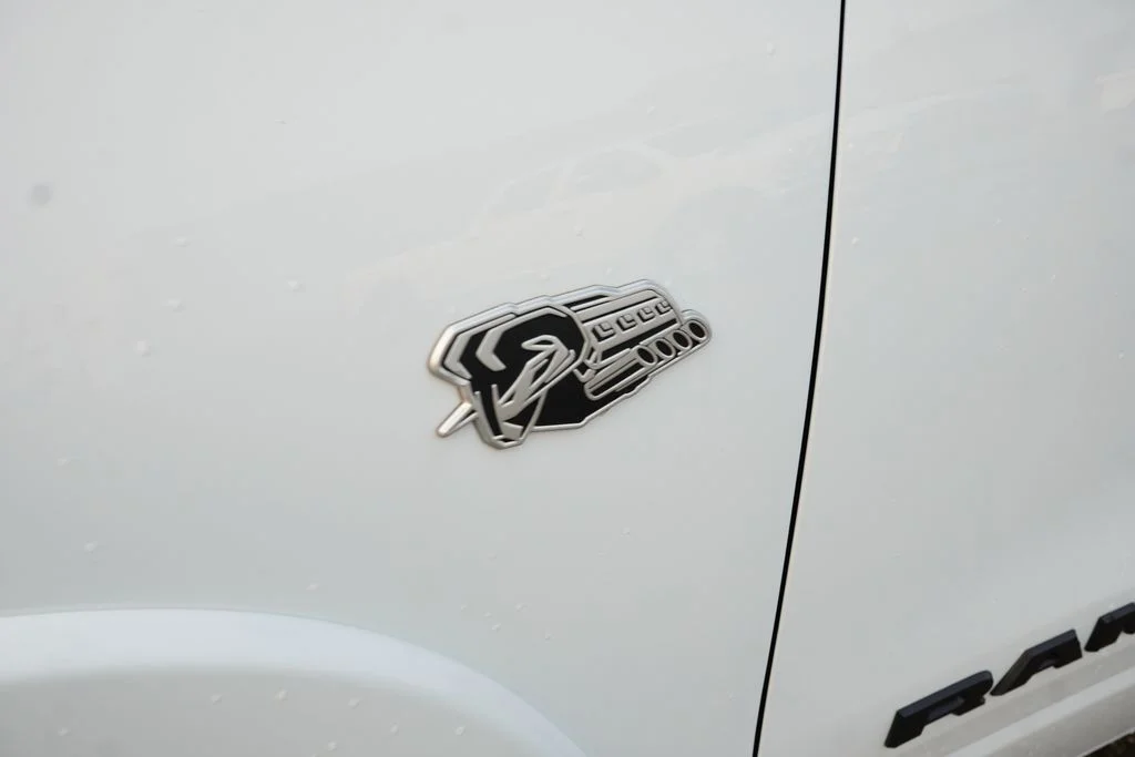 New 2026 Bright White Clear-Coat Exterior Paint RAM Laramie image 10