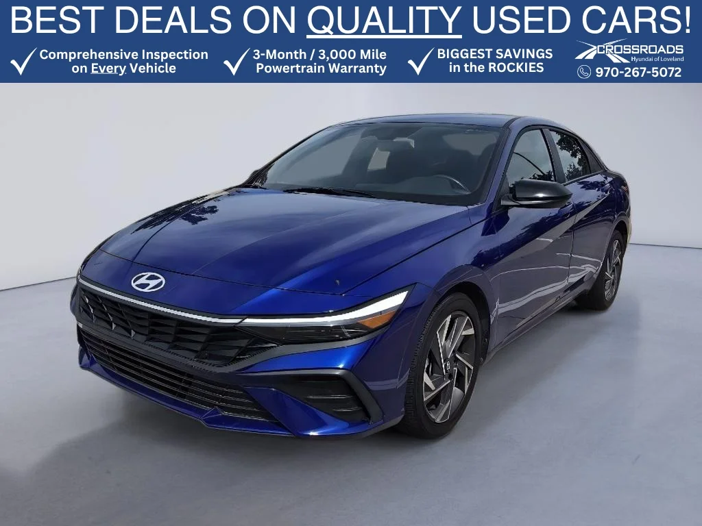 Used 2025 Intense Blue Hyundai SEL Sport image 1