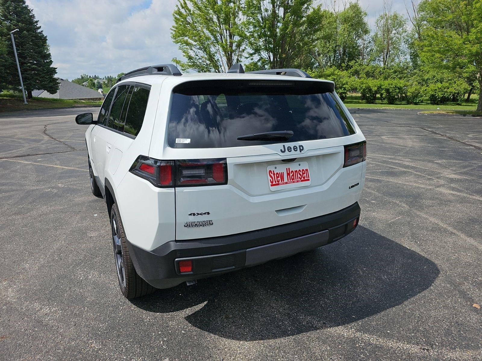 New 2026 Bright White Clearcoat Jeep Limited image 3