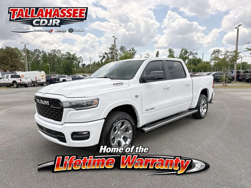 New 2026 Bright White Clear-Coat Exterior Paint RAM Big Horn/Lone Star image 7