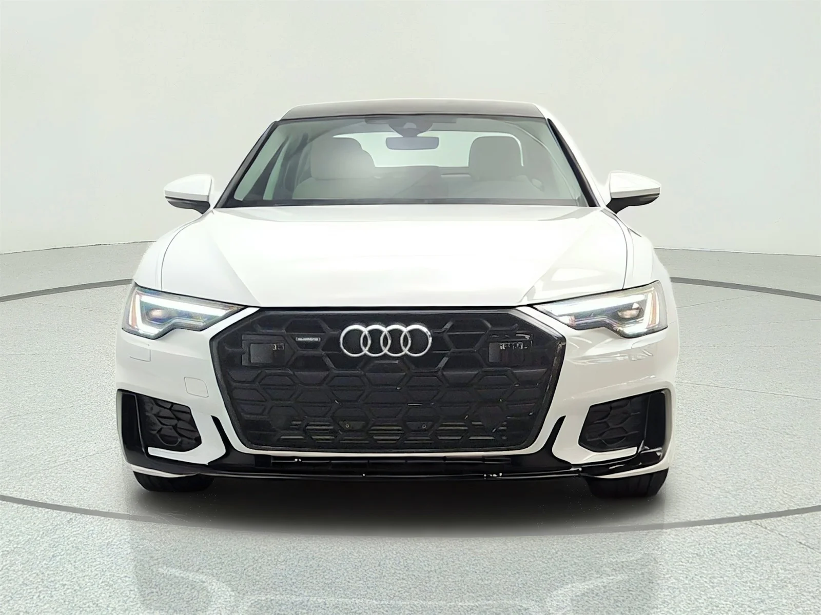 Used 2025 Glacier White Metallic Audi Premium image 2
